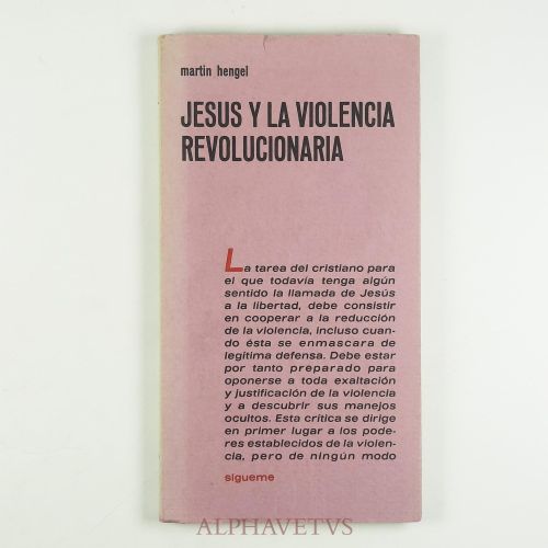 Portada del libro de JESUS Y LA VIOLENCIA REVOLUCIONARIA