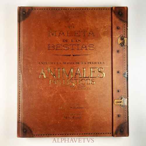Portada del libro de La maleta de las Bestias: explora la magia de la película Animales fantásticos y dónde encontrarlos....
