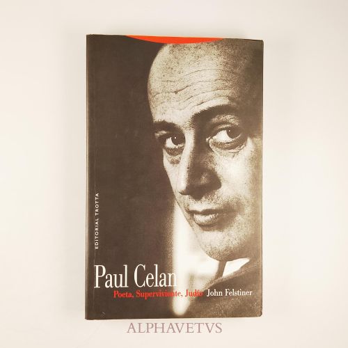 Portada del libro de Paul Celan: Poeta, superviviente, judío