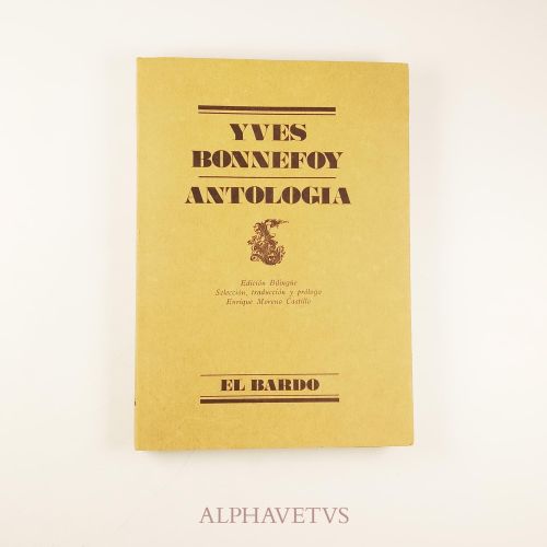 Portada del libro de Antología poética (bilingüe)