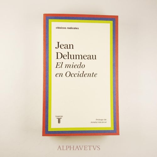 Portada del libro de El miedo en Occidente