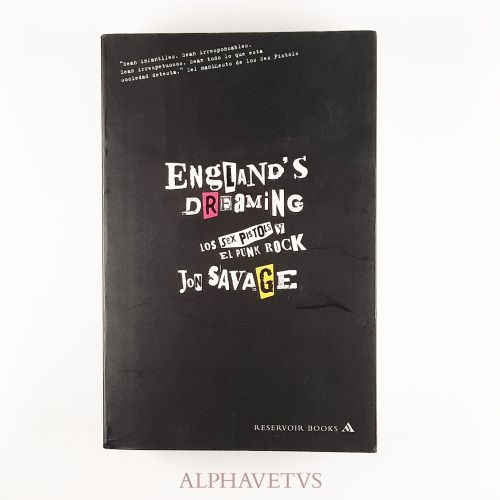 Portada del libro de England's Dreaming: Sex Pistols y el Punk Rock